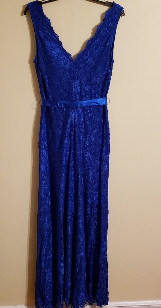 Royal Blue Lace Dress